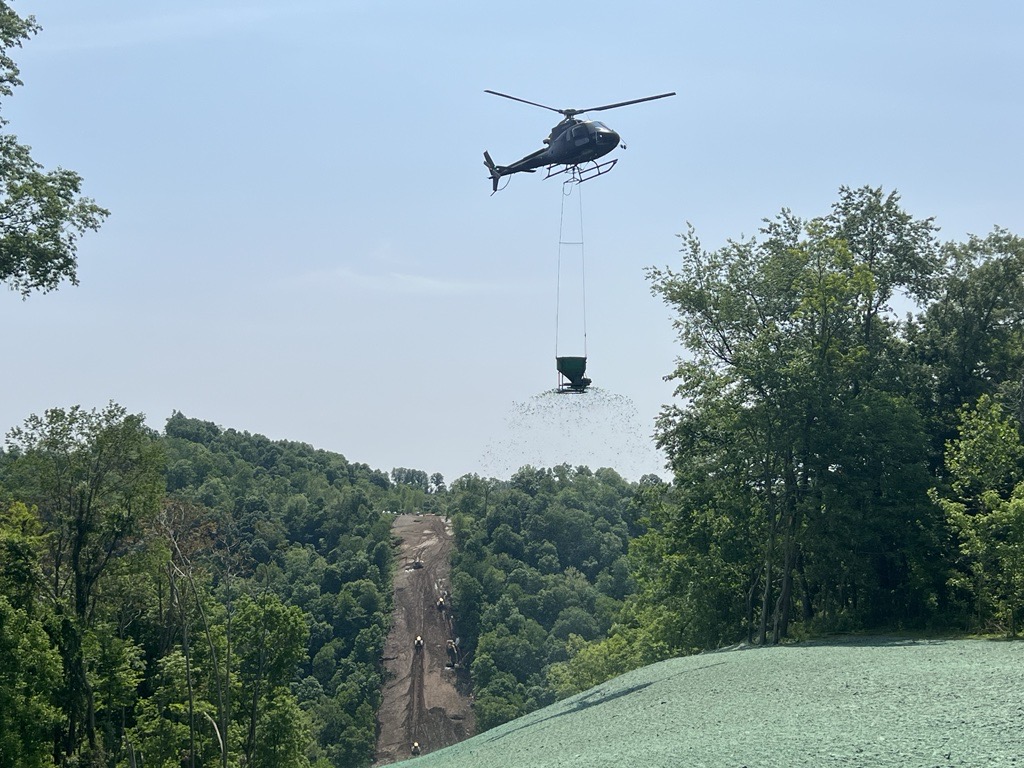 02 Helicopter Hydroseeding